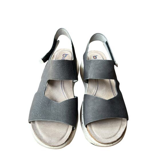 Bionica Black Ankle Strap Orleans Platform Sport Sandal - 8 - Picture 4 of 9